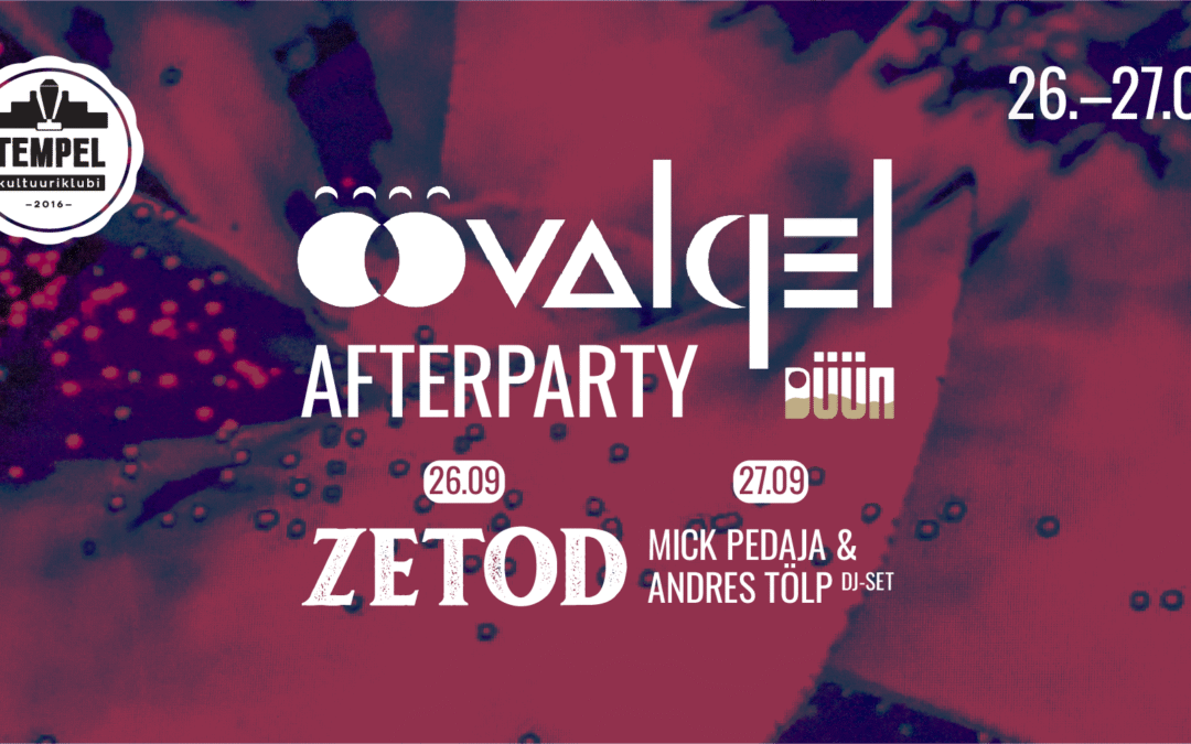 Öövalgel afterparty’d: ZETOD / Mick Pedaja & Andres Tölp Dj-set